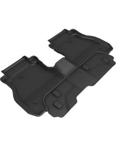3D MAXpider 2020 Jeep Gladiator Jt Kagu 2nd Row Floormats - Black - L1JP02221509