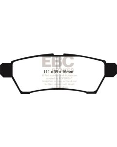 EBC Ultimax Rear Disc Brake Pad Set - OEM Plus