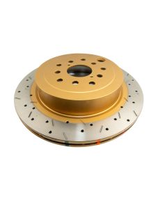 DBA 08-10 STi/2017 BRZ w/Perf. Pkg. Dual-Drilled Rear Drilled & Slotted 4000 Series Rotor - DBA42656XS-10