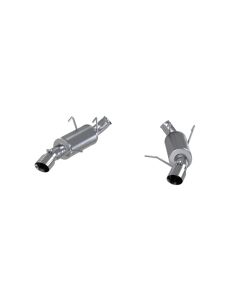 MBRP 3" Aluminized Steel Dual Muffler Axle Back Split Rear Exhaust System Ford Mustang 2011-2014- MB - S7225AL