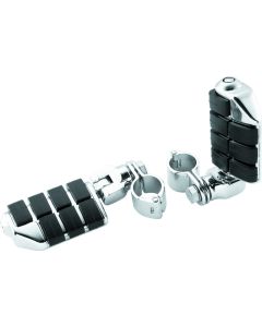 Chrome Kuryakyn ISO Pegs with Clamp - Pair 7992