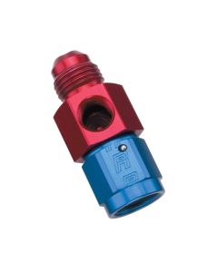 Russell Performance -10 AN Fuel Pressure Take off (Red/Blue) - 670360
