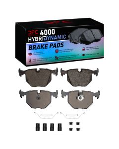 DFC 91-10 BMW 850CSI Rear 4000 HybriDynamic Brake Pads and Hardware Kit - 4000-0683-01