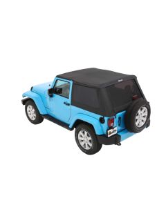 Bestop 07-18 Jeep Wrangler JK 2-Door Trektop (Black Diamond) - 56852-35