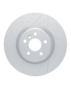 DFC 20-25 BMW M440i Left Rear GeoSPEC Coated Rotor - Dimpled and Slotted - 644-31196D