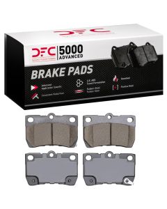 DFC 06-13 Lexus IS350 Rear 5000 Advanced Ceramic Brake Pads - 1551-1113-00