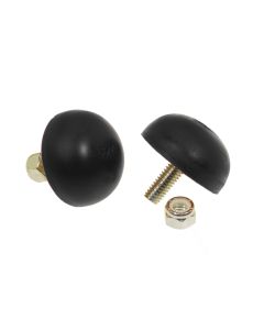 Universal Black Bump Stop by Prothane - 11/16X1 5/8 Dia