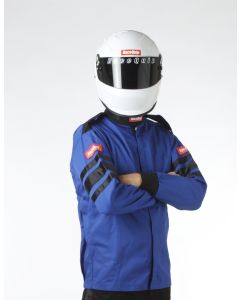RaceQuip Blue SFI-1 Jacket 2XL - Premium Racing Gear