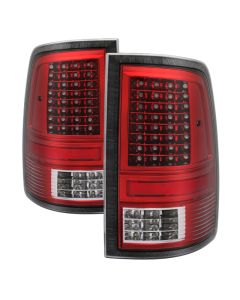 xTune Dodge Ram 1500 09-14 Incandescent Model Only LED Tail Lights - Red Clear ALT-JH-DR09-LED-CS-RC - 9037498