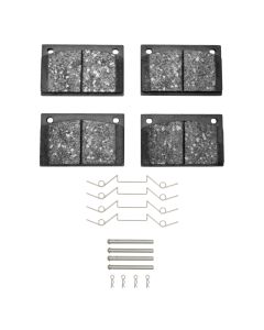 DFC 89-03 Bentley AZURE Rear 5000 Advanced Low Metallic Brake Pads and Hardware Kit - 1551-1154-01