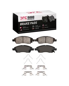 DFC 11-25 Nissan Versa Front 5000 Advanced Ceramic Brake Pads and Hardware Kit - 1551-1592-01