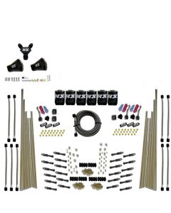 Nitrous Express 8 Cyl Dry Direct Port Three Stage 6 Solenoids Nitrous Kit (200-600HP) w/o Bottle - 93206-00