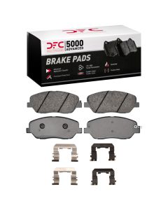 DFC 09-10 Kia Borrego Front 5000 Advanced Ceramic Brake Pads and Hardware Kit - 1551-1385-01