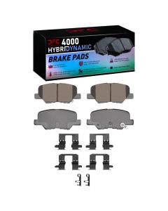 DFC 13-25 Mazda 6 Rear 4000 HybriDynamic Brake Pads and Hardware Kit - 4000-1679-01