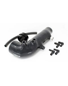 Torque Solution Turbo Inlet Hose Black: 02-07 Subaru WRX / 04-18 STI / 05-09 Legacy GT / 04-13 FTX - TS-SU-463BK