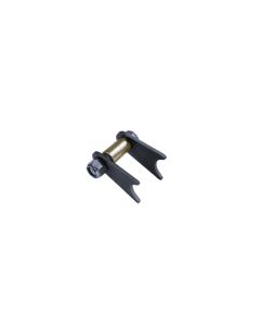 QA1 Mounting Tab - Large Offset - Boxed Tubing - 1/2in Hole - TB103GBK