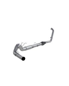 MBRP 5" Turbo Back Stock Cat Single Side Exit Aluminized Steel For 03-07 Ford F-250/350 6.0L, Extend - S62340P