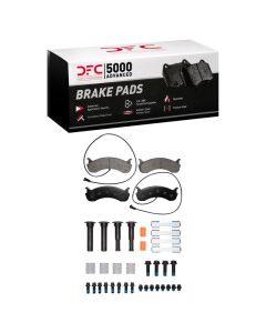 DFC 20-25 Coachmen Mirada Front 5000 Advanced Semi Metallic Brake Pads and Hardware Kit - 1551-0786-31