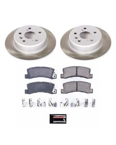 Power Stop 99-03 Lexus RX300 Rear Semi-Coated Rotor Kit - SC6784