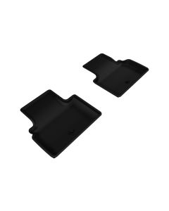 3D MAXpider 2014-2020 Infiniti Q50/Q60 Kagu 2nd Row Floormats - Black - L1IN01721509