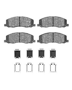 DFC 11-11 Saab 9-5 Front 5000 Advanced Low Metallic Brake Pads and Hardware Kit - 1551-1558-01