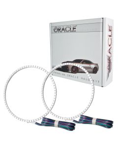 Oracle Ford Mustang 10-12 LED Fog Halo Kit - V6 Grille Fogs - ColorSHIFT - 1223-333