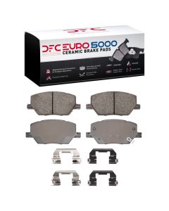 DFC 15-23 Fiat 500X Front Euro 5000 Ceramic Brake Pads and Hardware Kit - 1600-1811-01