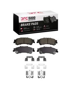 DFC 99-11 Cadillac DeVille Rear 5000 Advanced Ceramic Brake Pads and Hardware Kit - 1551-0792-01