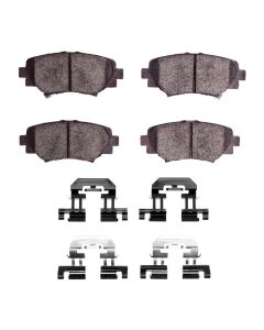 DFC 14-18 Mazda 3 Rear 4000 HybriDynamic Brake Pads and Hardware Kit - 4000-1729-01