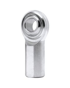 QA1 G Series 2-Pc Rod End - Female/Left Hand - .375in Bore x 3/8-24 - Stainless Steel w/PTFE - GFL6T