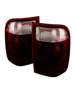 xTune Ford Ranger 2001-2011 OEM Style Tail Lights Red Smoked ALT-JH-FR01-OE-RSM - 9028885