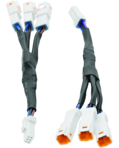 Kuryakyn 3-Pin Y-Connectors for Tracer Lights - Pair