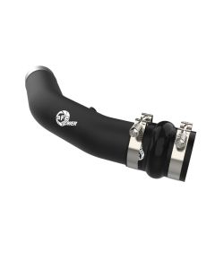 aFe 23-24 Ford Diesel Trucks V8-6.7L (td) BladeRunner 3in. Aluminum Hot Charge Pipe - Black - 46-20738-B