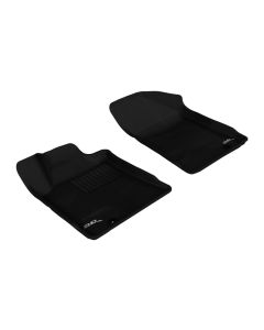 3D MAXpider 2009-2014 Nissan Maxima Kagu 1st Row Floormat - Black - L1NS03011509