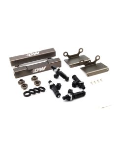 DeatschWerks 04-06 Subaru STI/LGT Side Feed to Top Feed Fuel Rail Conv Kit w/ 1200cc Injectors - 6-101-1200