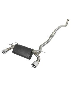 aFe MACH Force-Xp 3in 304 SS Cat-Back Exhaust w/Polished Tips 12-15 BMW 335i (F30) L6 3.0L (t) N55 - 49-36340-P