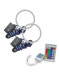 Oracle Ram 13-18 Projector Headlight Halo Kit - ColorSHIFT w/ Simple Controller - 2252-504