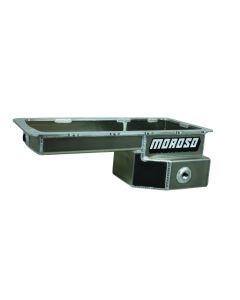 Moroso Ford 5.0 Coyote/Fox Swap (w/Rear Sump) Road Race Baffled Wet Sump 7.5qt 6-5/8in Alum. Oil Pan - 20576