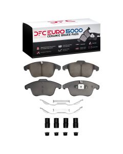 DFC 06-18 Jaguar XK Front Euro 5000 Ceramic Brake Pads and Hardware Kit - 1600-1241-01