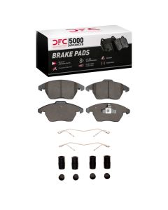 DFC 05-19 Volkswagen Jetta Sedan Front 5000 Advanced Ceramic Brake Pads and Hardware Kit - 1551-1107-21