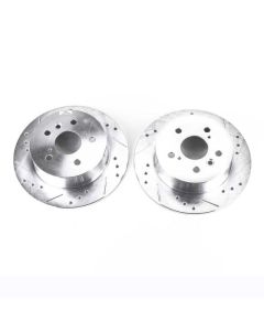 Power Stop 07-12 Lexus ES350 Rear Evolution Drilled & Slotted Rotors - Pair - JBR1145XPR