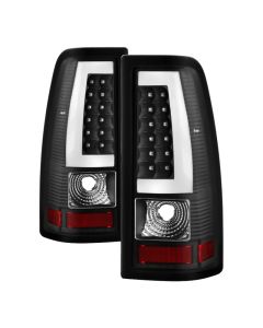 xTune Chevy Silverado 1500 03-06 Tail Lights - Light Bar LED - Black ALT-JH-CS03-LBLED-BK - 9036811