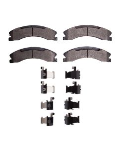 DFC 18-20 Chevrolet Express 4500 Rear 5000 Advanced Semi Metallic Brake Pads and Hardware Kit - 1552-1565-01