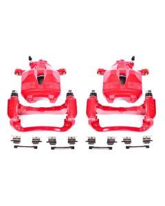 Power Stop 05-07 Toyota Avalon Front Red Calipers w/Brackets - Pair - S2714