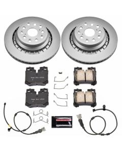 Power Stop 10-17 Lexus LS460 Rear Z17 Evolution Geomet Coated Brake Kit - CRK5841
