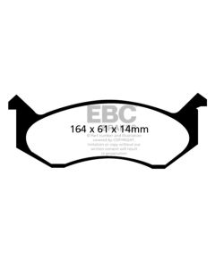 EBC 96-97 Dodge Ram Van B1500 Yellowstuff Front Brake Pads - DP41277R