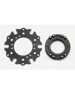 Wilwood Hub Kit-Splined Midget Axle Clamp-Dynamic 6 x 5.50 BC w/ T-Nuts (GEN II) - 270-12634