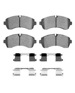 DFC 06-24 American Coach Patriot Rear/Front 5000 Advanced Low Metallic Brake Pads and Hardware Kit - 1552-1268-01