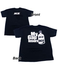Nitrous Express Gap Insurance T-Shirt 3XL - Black - 191123X