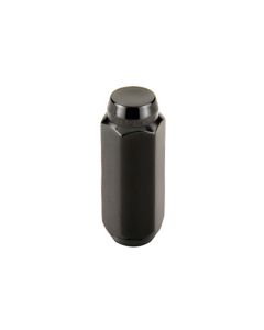 McGard Hex Lug Nut (Cone Seat) M14X2.0 / 13/16 Hex / 2.25in. Length (4-Pack) - Black - 64025